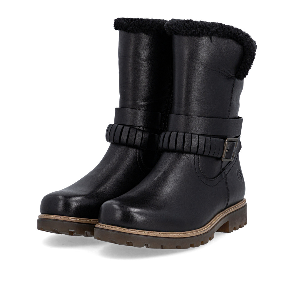 detail Dámská kotníková obuv REMONTE D3C72-00 černá W5