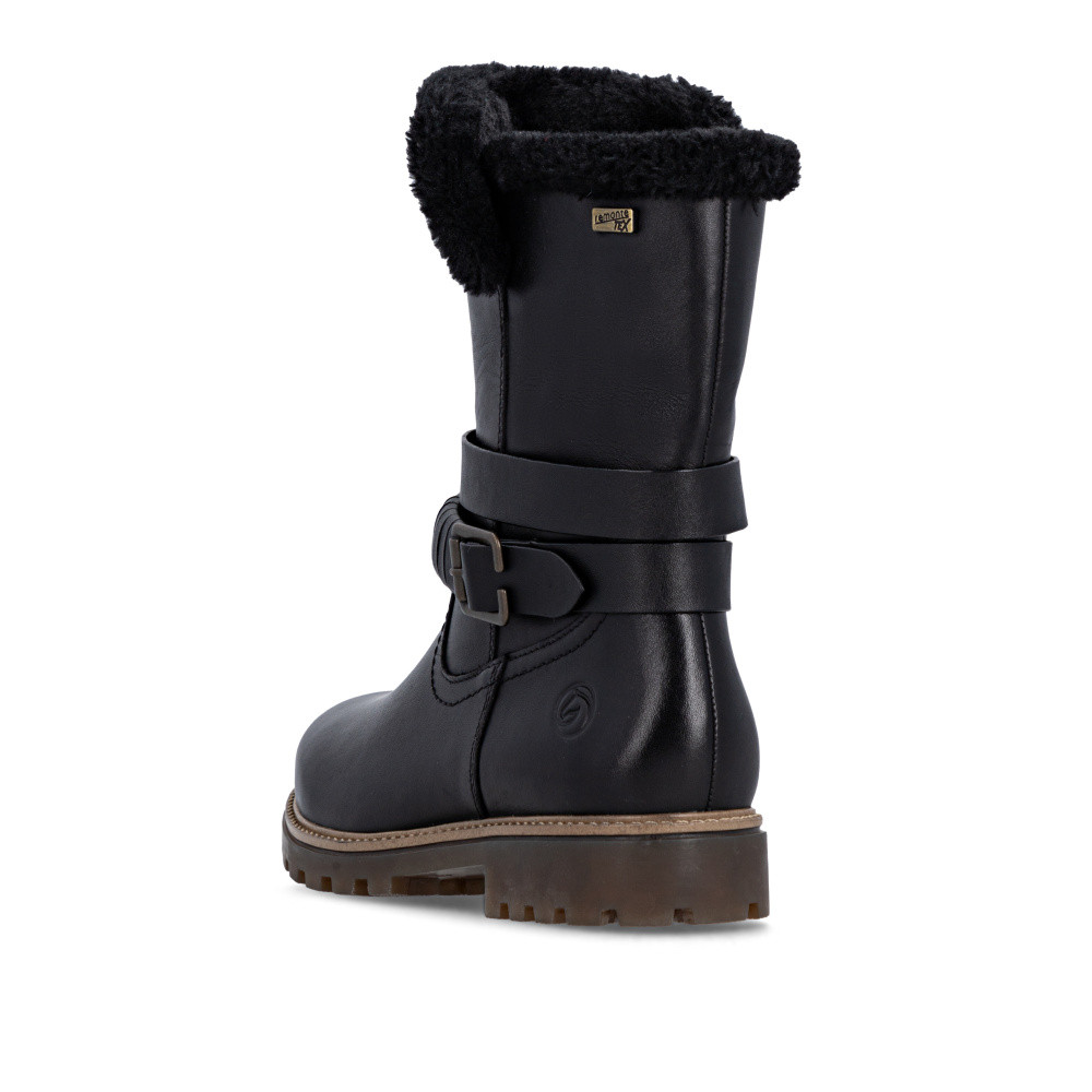 detail Dámská kotníková obuv REMONTE D3C72-00 černá W5