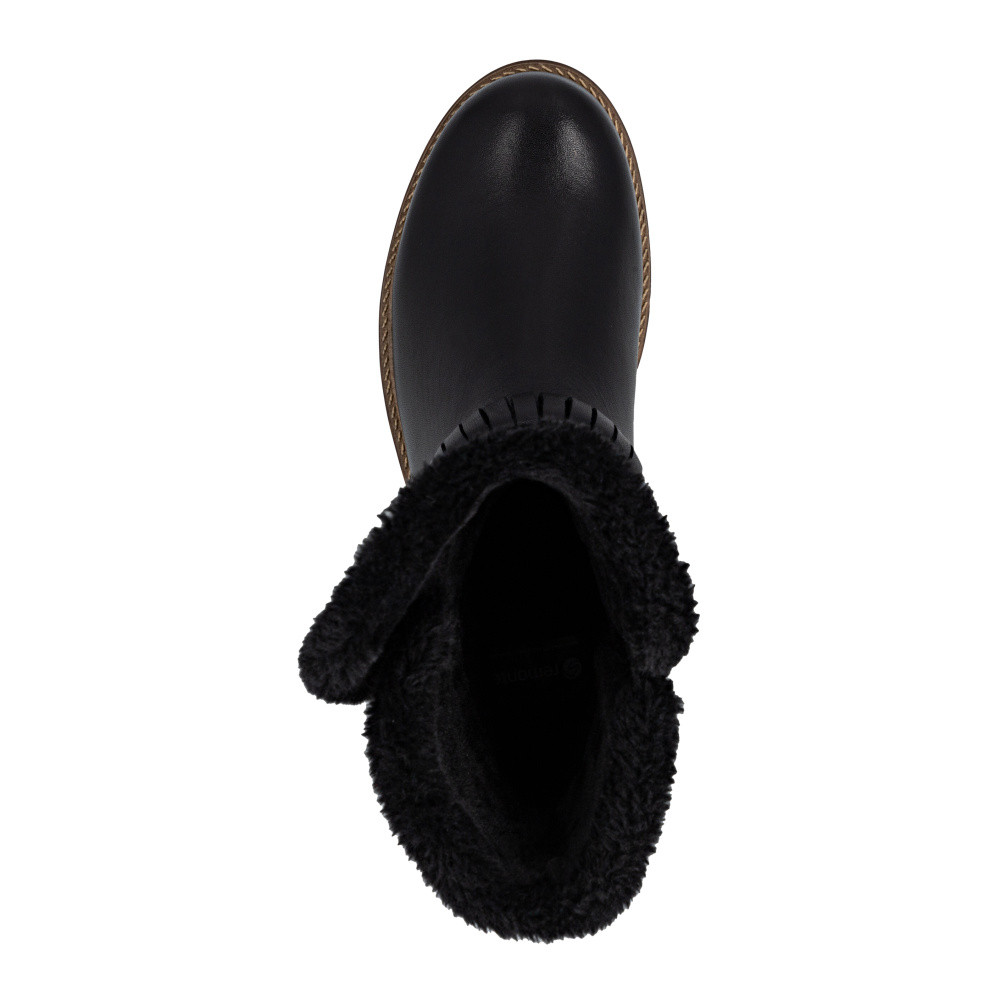 detail Dámská kotníková obuv REMONTE D3C72-00 černá W5