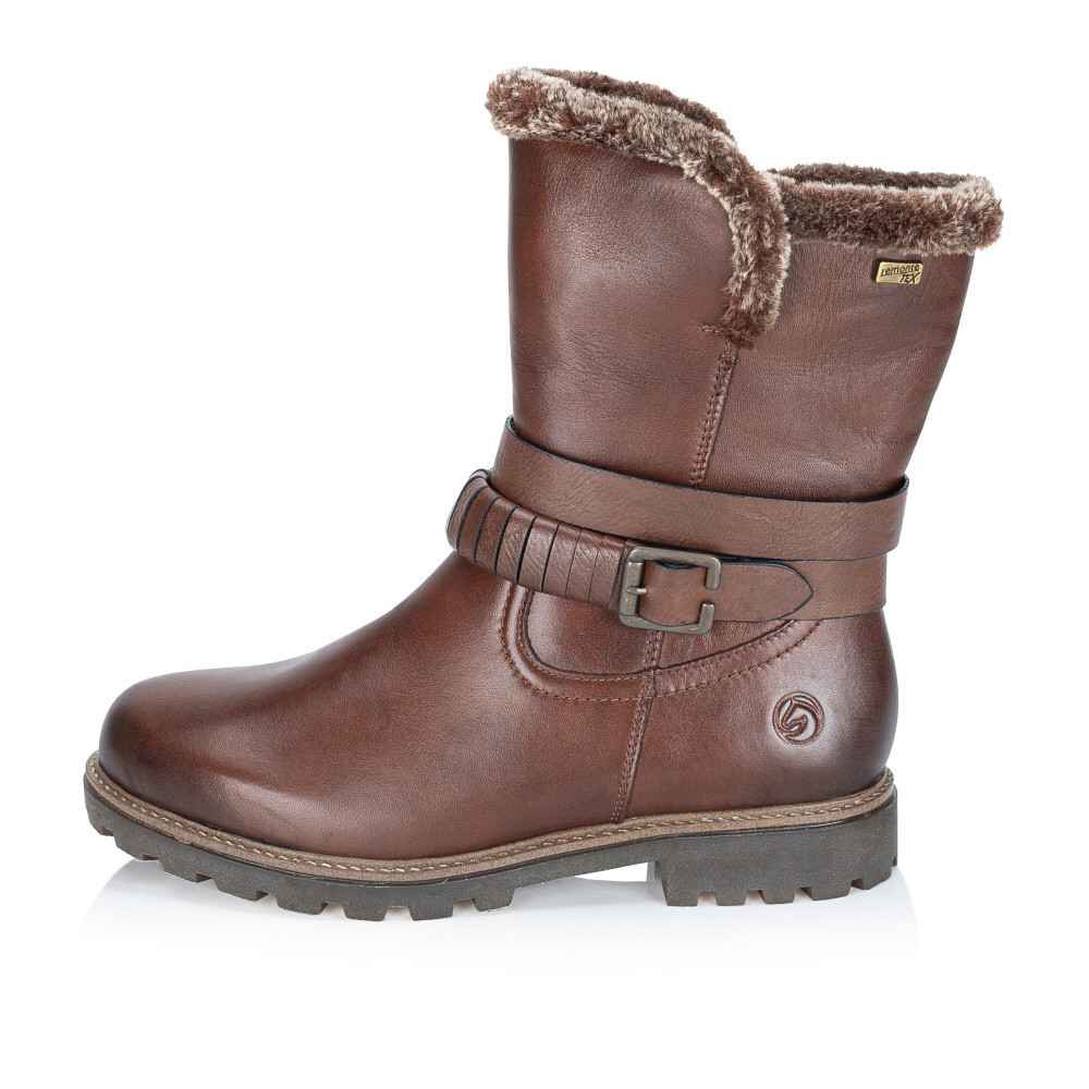 detail Dámská kotníková obuv REMONTE D3C72-22 hnědá W5