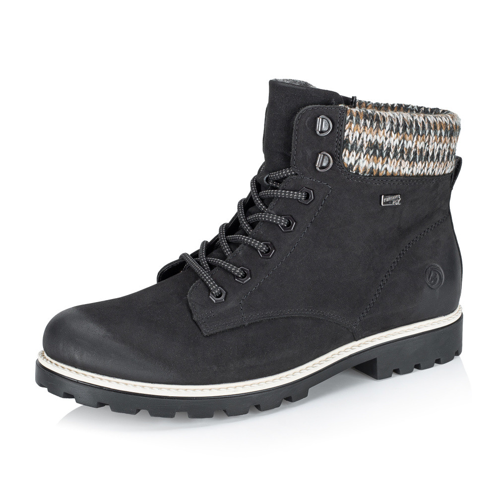 detail Dámská kotníková obuv REMONTE D8487-03 černá W5