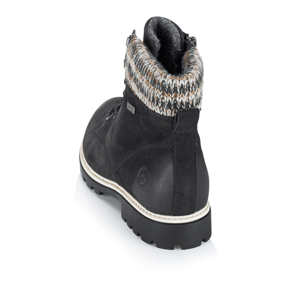 detail Dámská kotníková obuv REMONTE D8487-03 černá W5