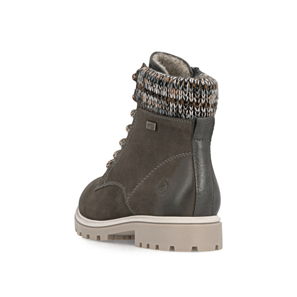 detail Dámská kotníková obuv REMONTE D8487-45 šedá W5