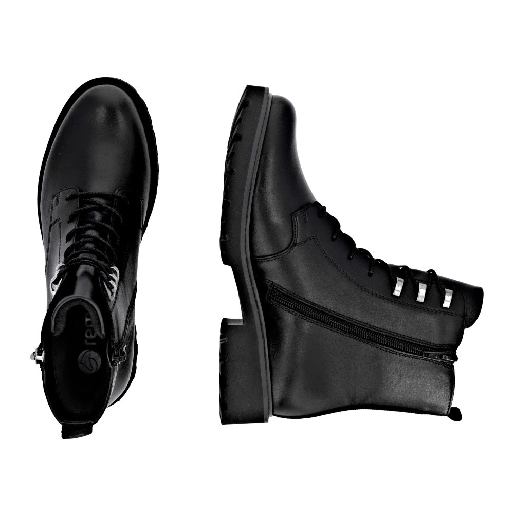 detail Dámská kotníková obuv REMONTE D8656-00 černá W5