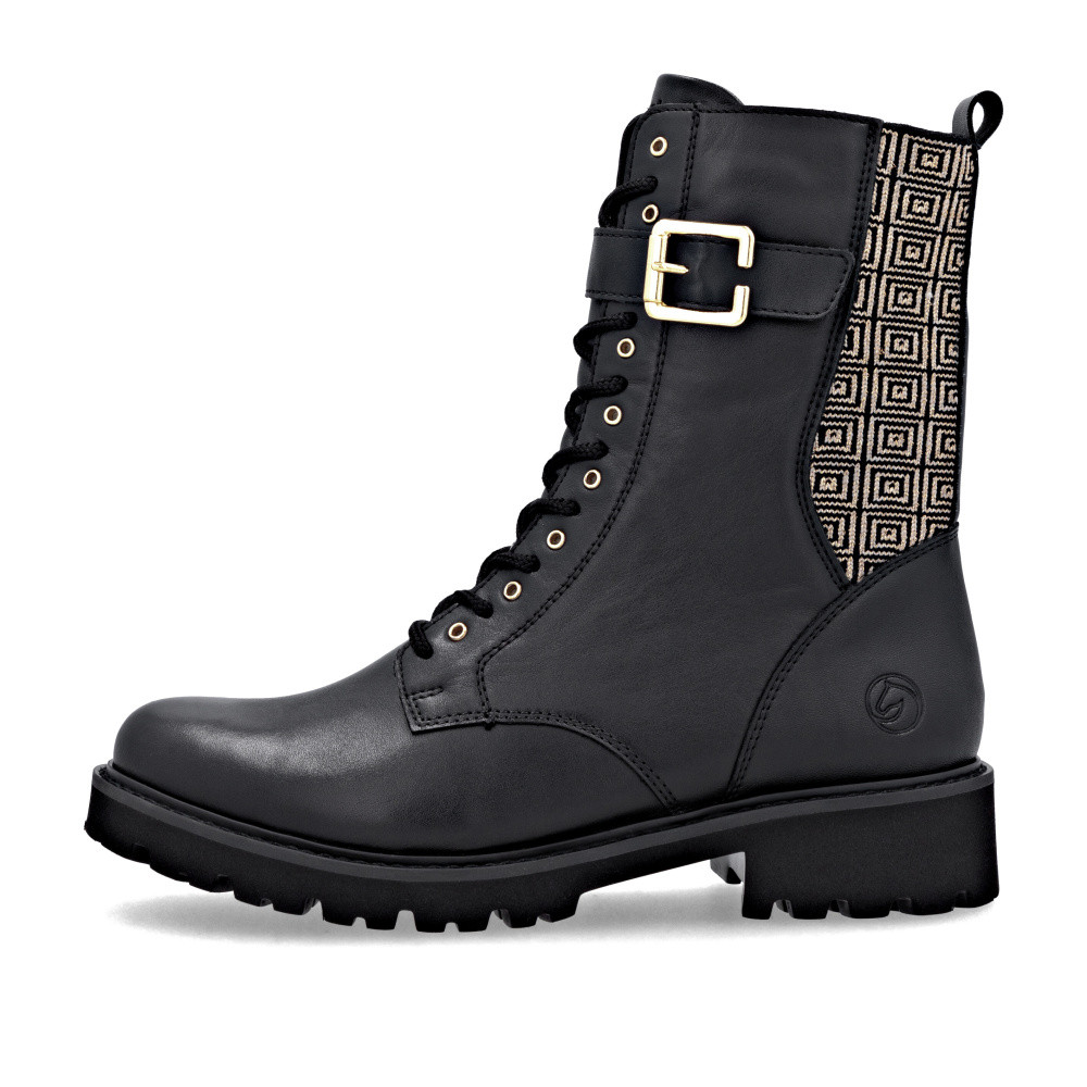 detail Dámská kotníková obuv REMONTE D8658-03 černá W5