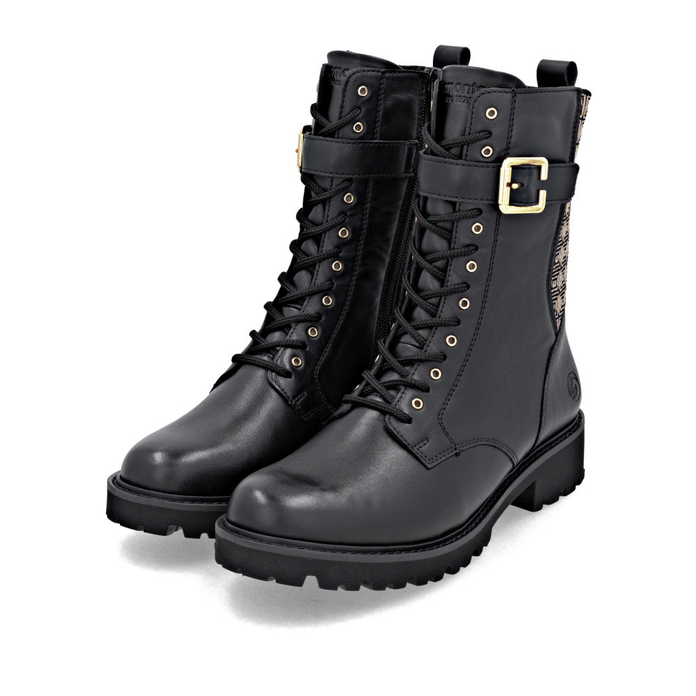 detail Dámská kotníková obuv REMONTE D8658-03 černá W5