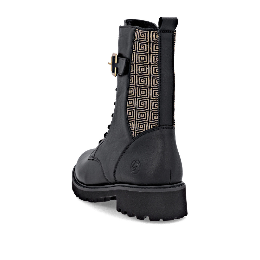 detail Dámská kotníková obuv REMONTE D8658-03 černá W5