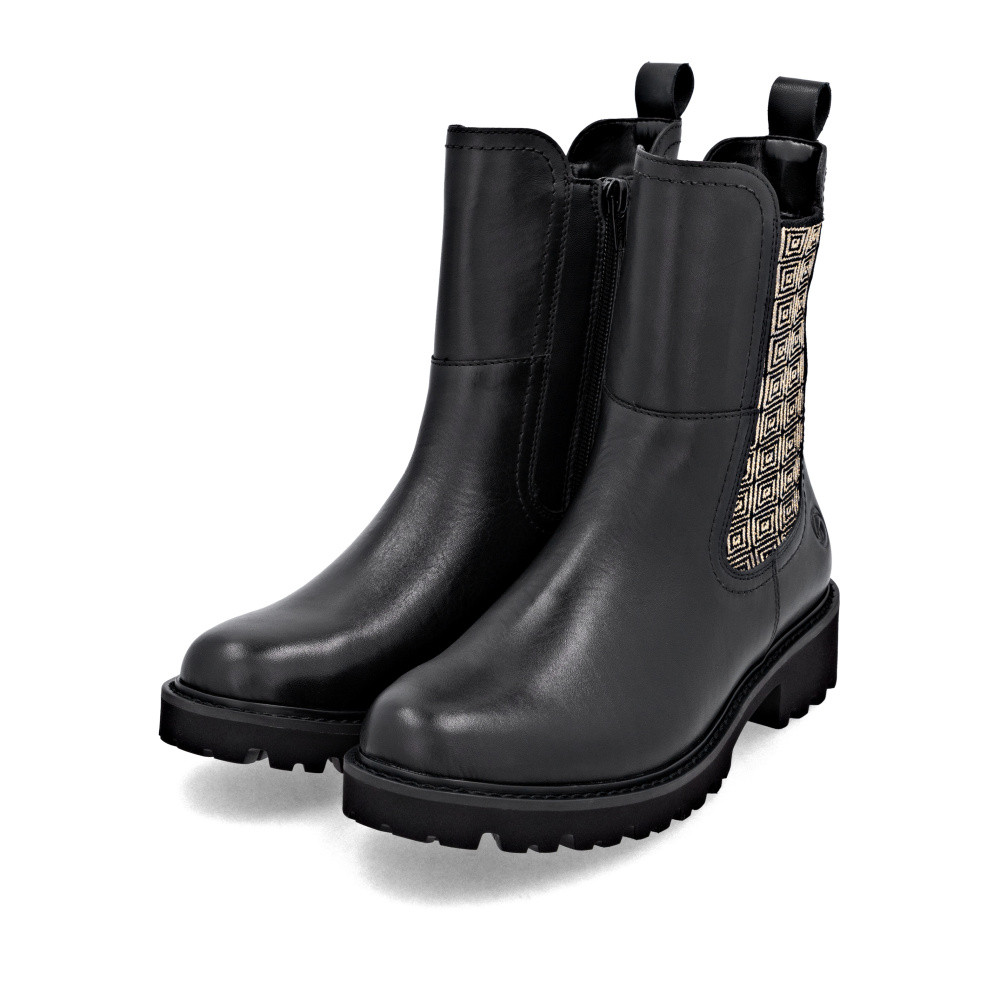 detail Dámská kotníková obuv REMONTE D8694-03 černá W5