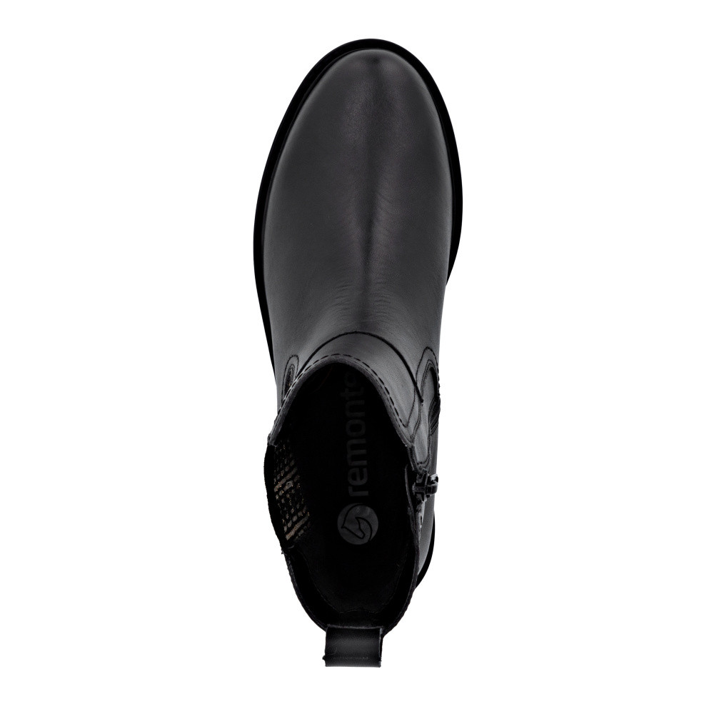 detail Dámská kotníková obuv REMONTE D8694-03 černá W5