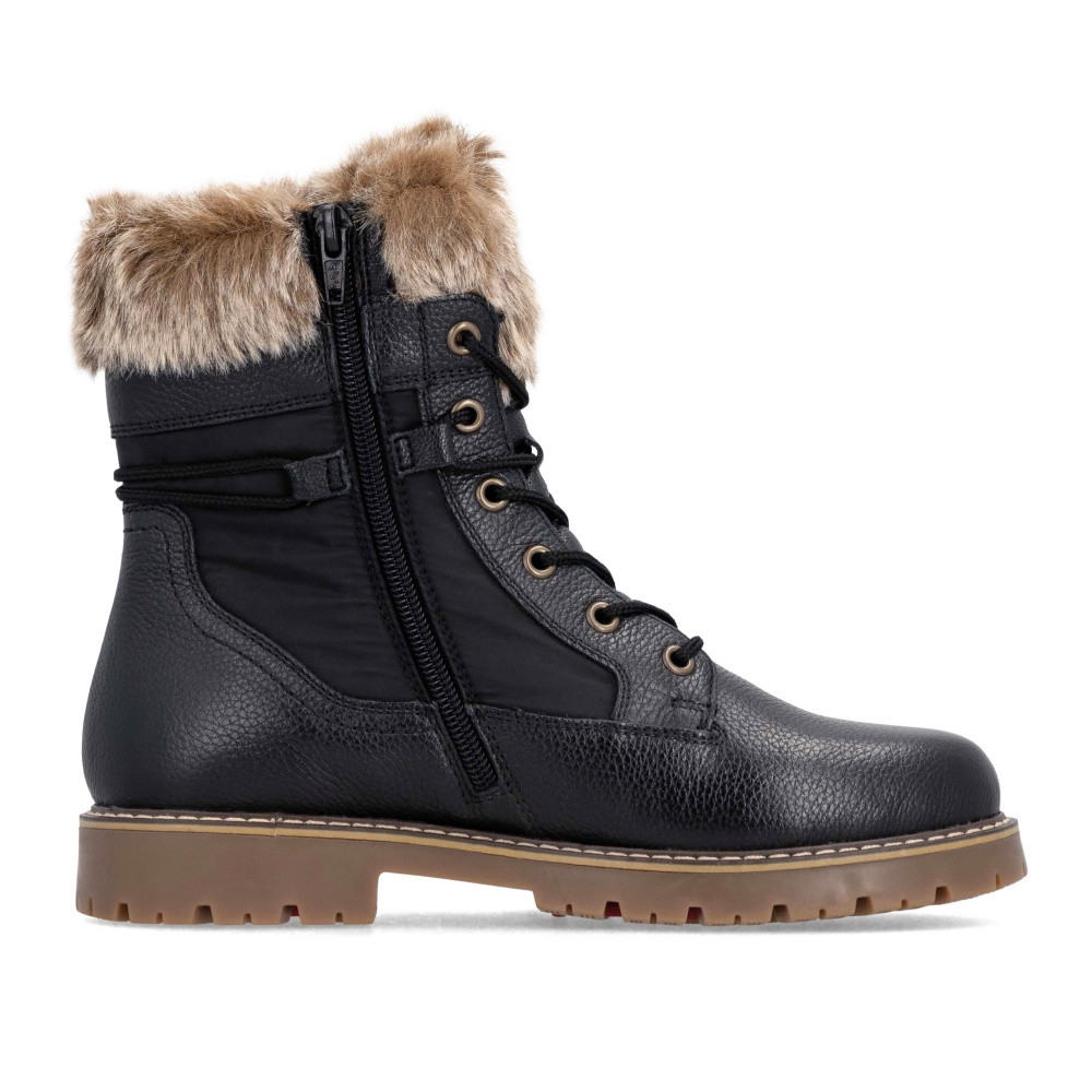 detail Dámská kotníková obuv REMONTE D9383-03 černá W5