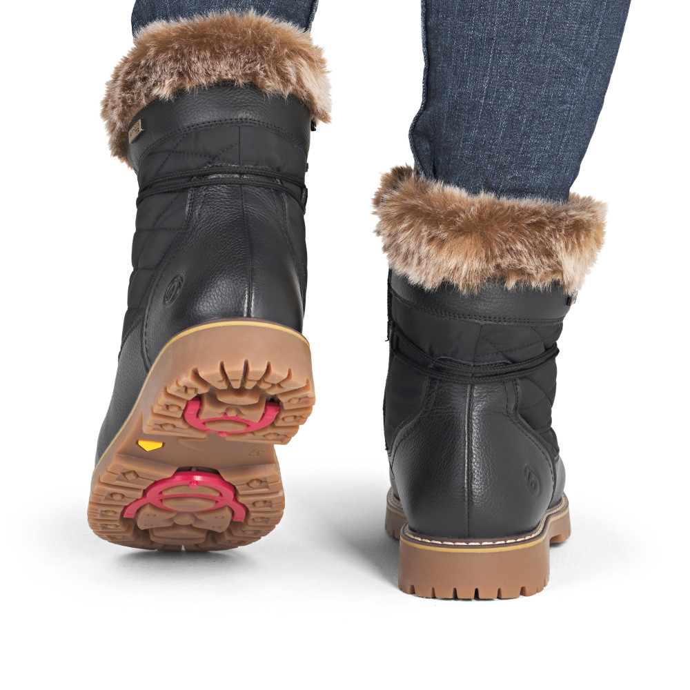 detail Dámská kotníková obuv REMONTE D9383-03 černá W5