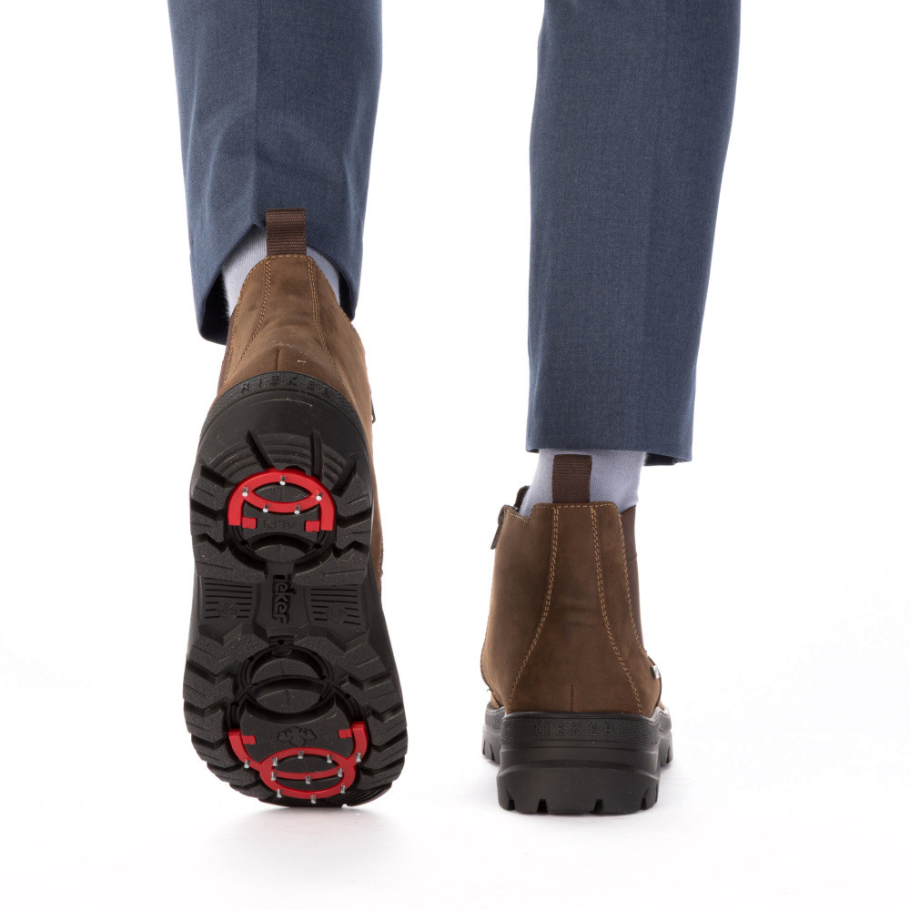 detail Pánská kotníková obuv RIEKER F5450-25 hnědá W5