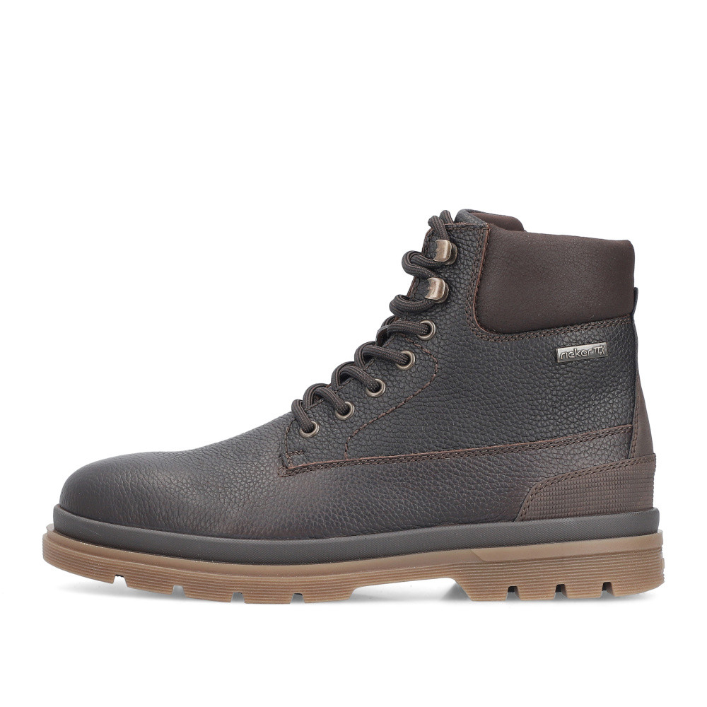 detail Pánská kotníková obuv RIEKER F7024-25 hnědá W5