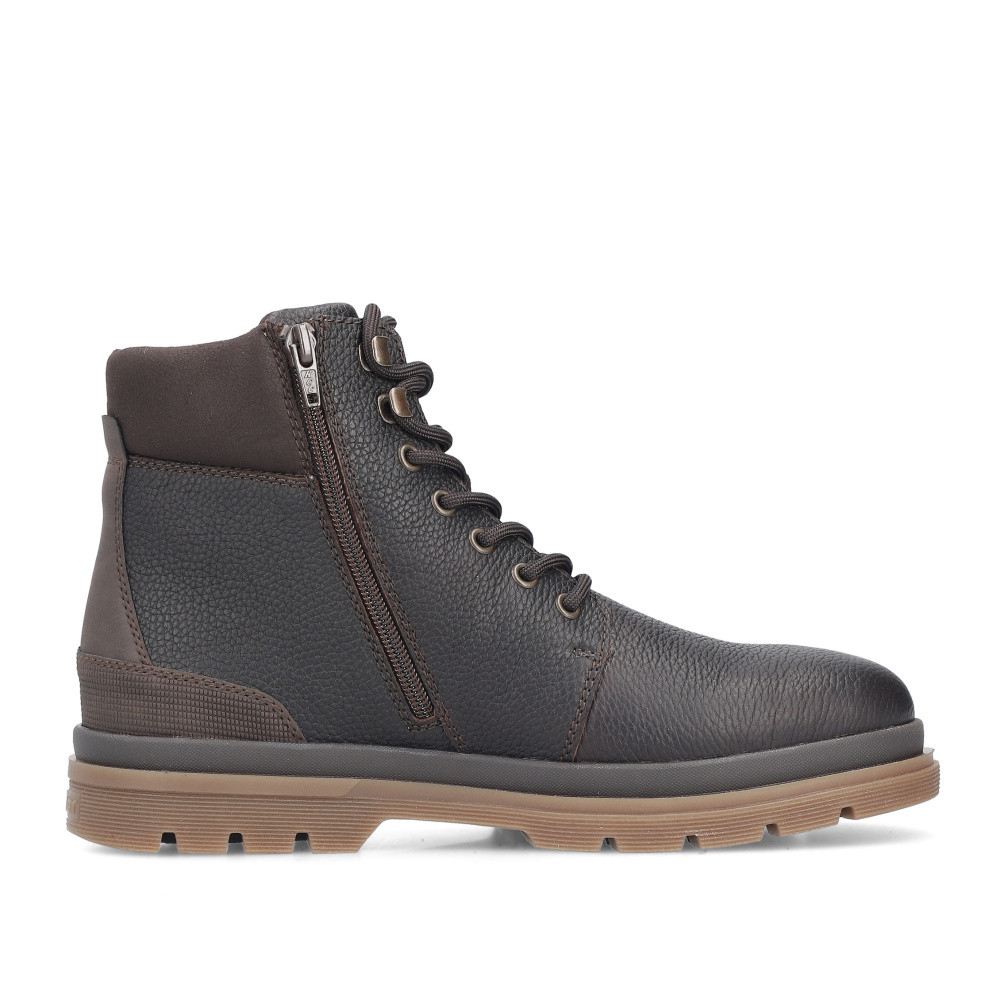 detail Pánská kotníková obuv RIEKER F7024-25 hnědá W5