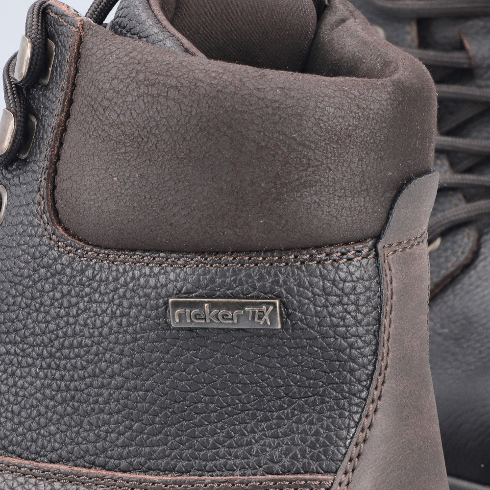 detail Pánská kotníková obuv RIEKER F7024-25 hnědá W5