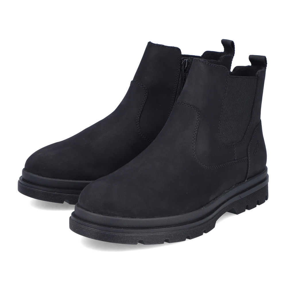 detail Pánská kotníková obuv RIEKER F7051-00 černá W5