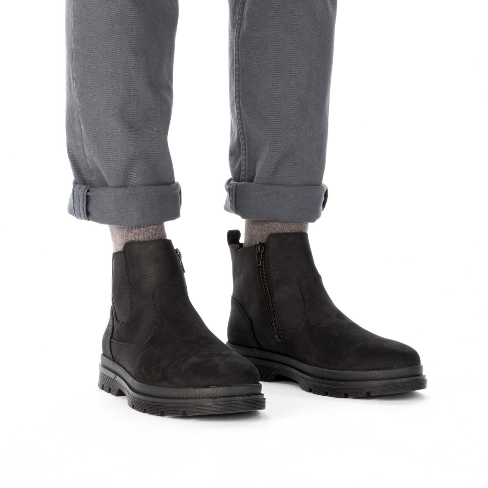 detail Pánská kotníková obuv RIEKER F7051-00 černá W5