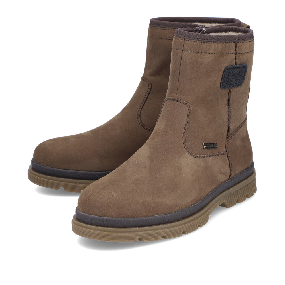 detail Pánská kotníková obuv RIEKER F7070-25 hnědá W5