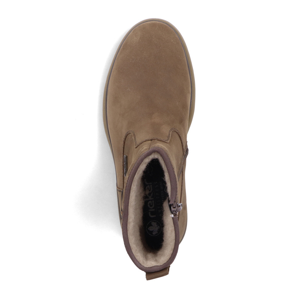 detail Pánská kotníková obuv RIEKER F7070-25 hnědá W5