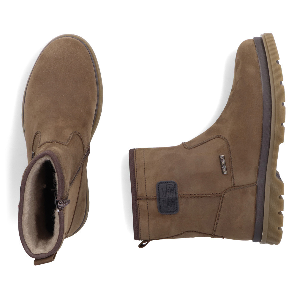 detail Pánská kotníková obuv RIEKER F7070-25 hnědá W5