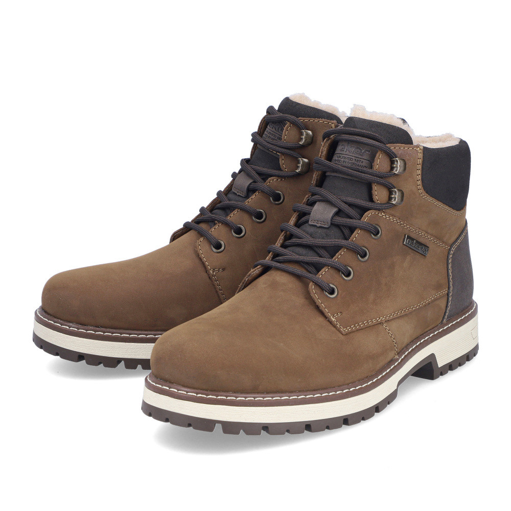 detail Pánská kotníková obuv RIEKER F8311-25 hnědá W5