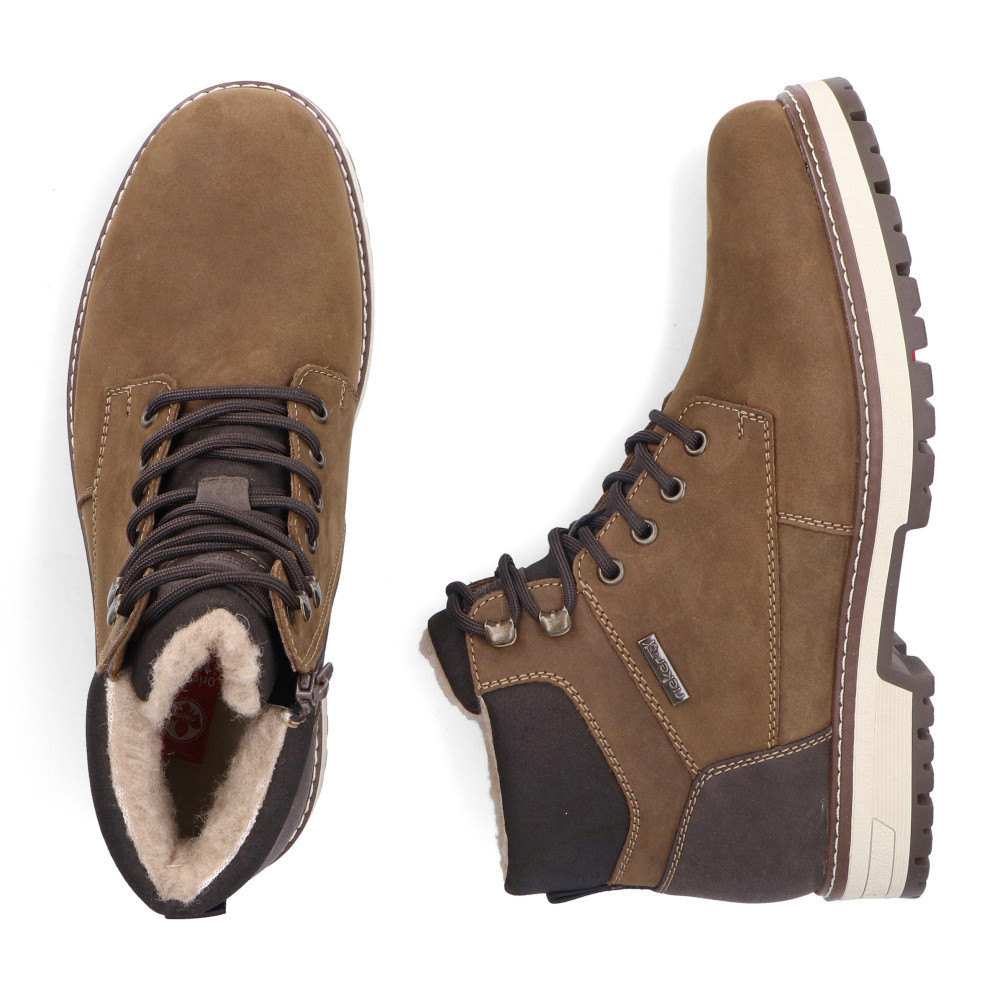 detail Pánská kotníková obuv RIEKER F8311-25 hnědá W5