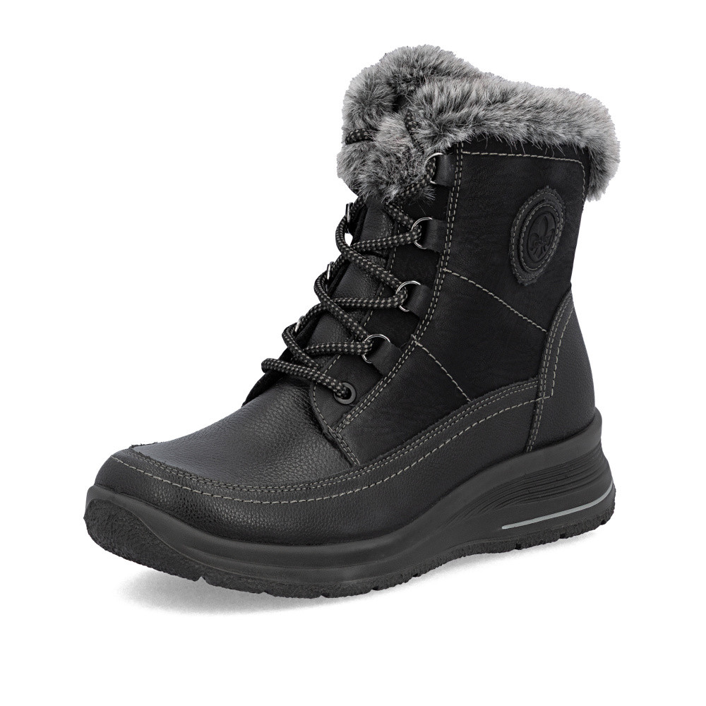 detail Dámská kotníková obuv RIEKER L7706-00 černá W5