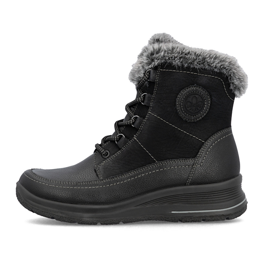 detail Dámská kotníková obuv RIEKER L7706-00 černá W5