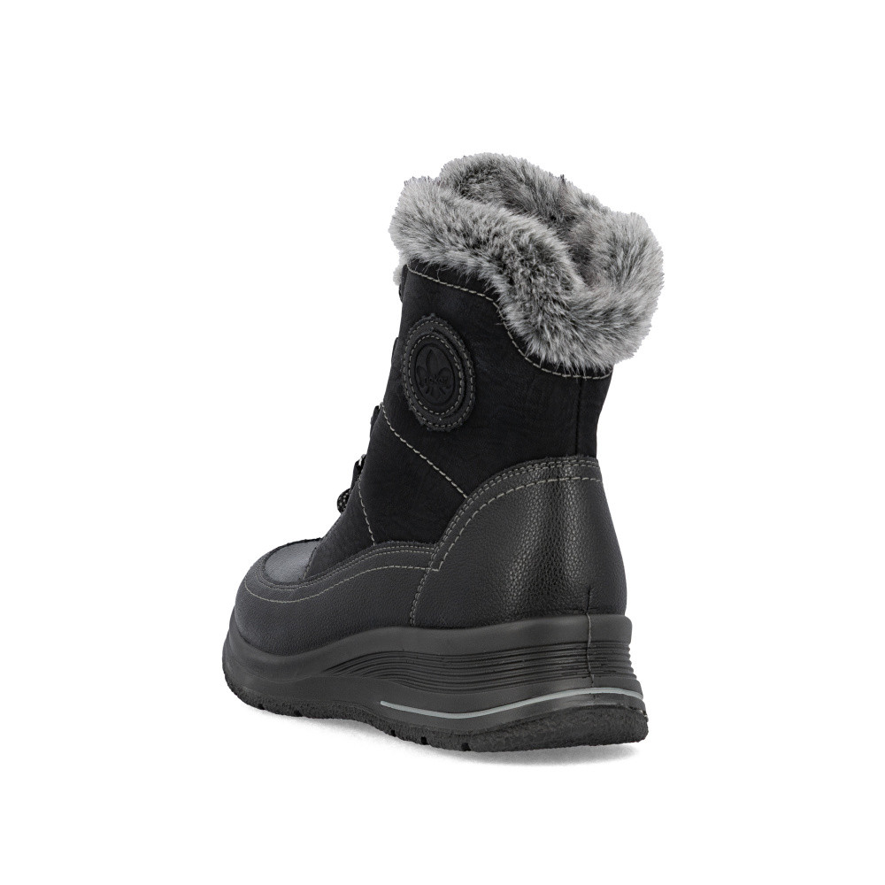 detail Dámská kotníková obuv RIEKER L7706-00 černá W5