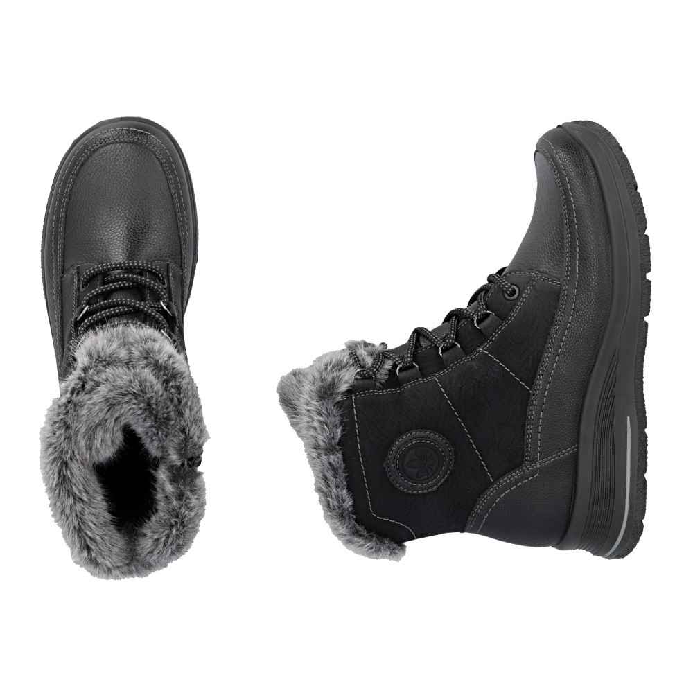 detail Dámská kotníková obuv RIEKER L7706-00 černá W5