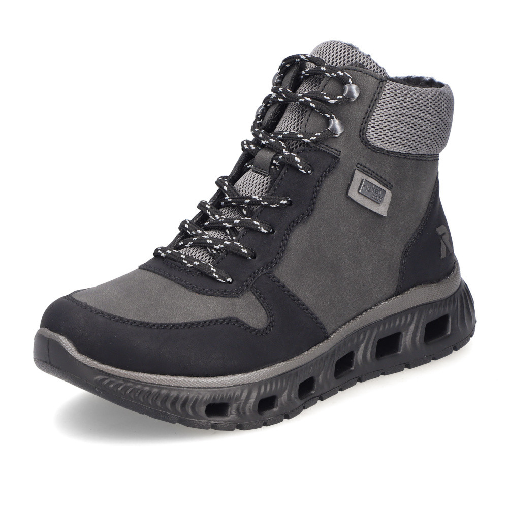 detail Dámská kotníková obuv RIEKER M6023-45 šedá W5