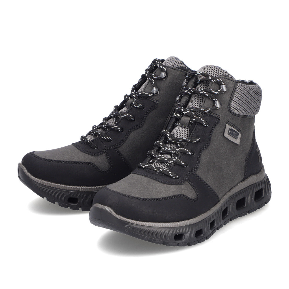 detail Dámská kotníková obuv RIEKER M6023-45 šedá W5