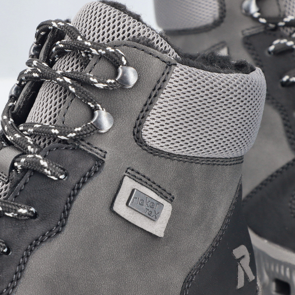 detail Dámská kotníková obuv RIEKER M6023-45 šedá W5