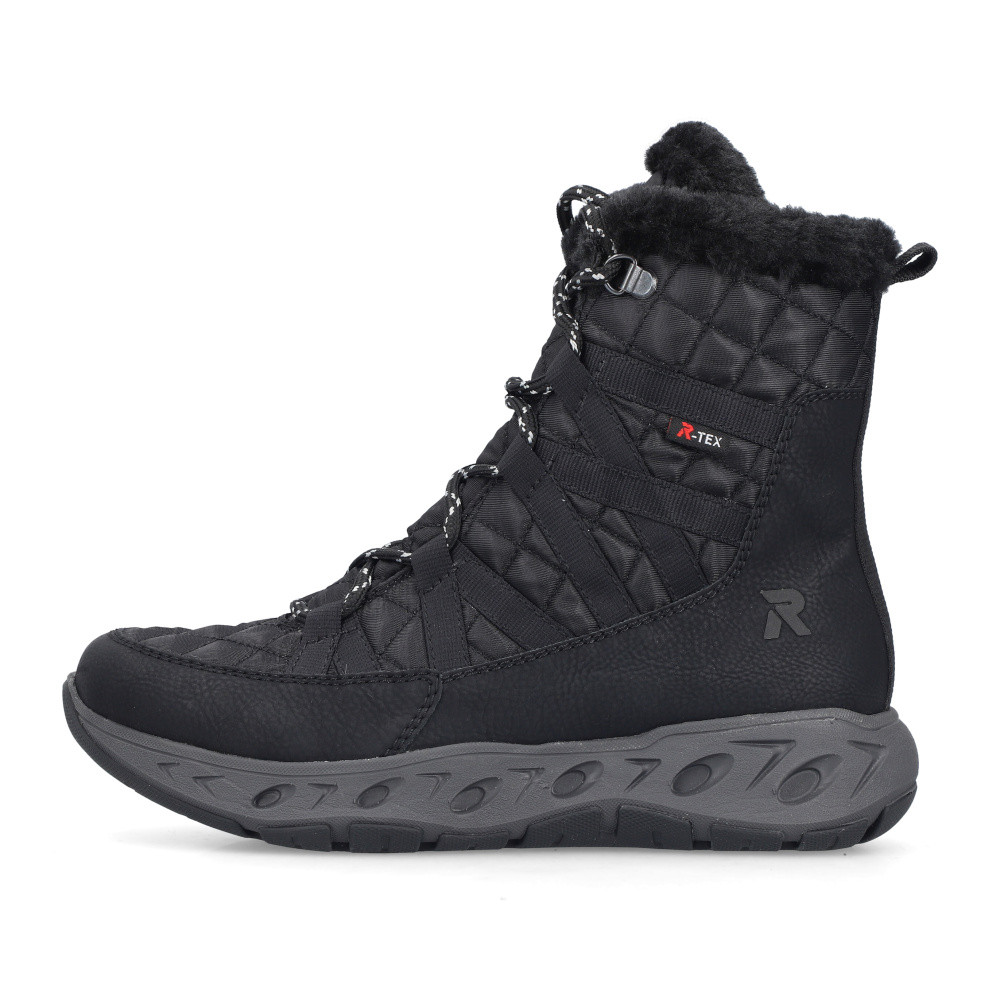 detail Dámská kotníková obuv RIEKER M6540-00 černá W5