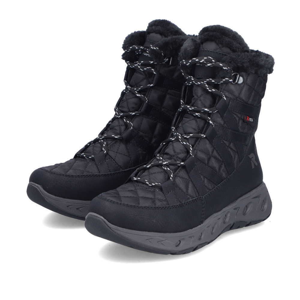 detail Dámská kotníková obuv RIEKER M6540-00 černá W5