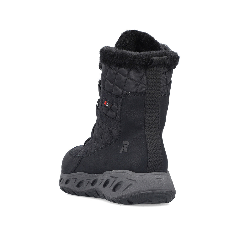 detail Dámská kotníková obuv RIEKER M6540-00 černá W5