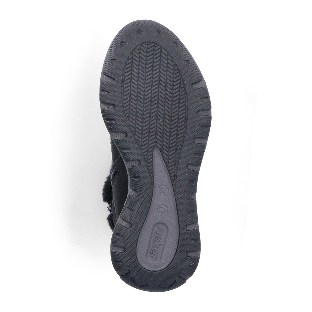 detail Dámská kotníková obuv RIEKER M6540-00 černá W5