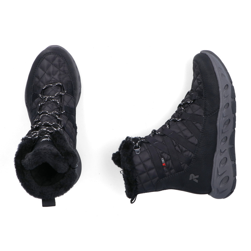 detail Dámská kotníková obuv RIEKER M6540-00 černá W5