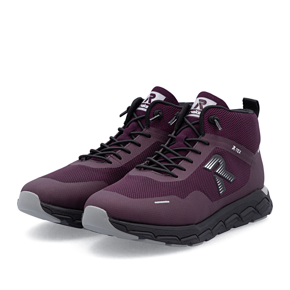 detail Dámská kotníková obuv RIEKER M9004-30 fialová W5