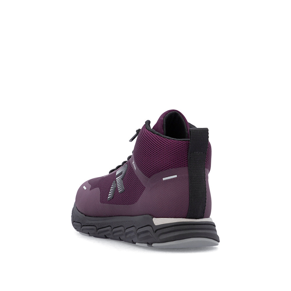 detail Dámská kotníková obuv RIEKER M9004-30 fialová W5