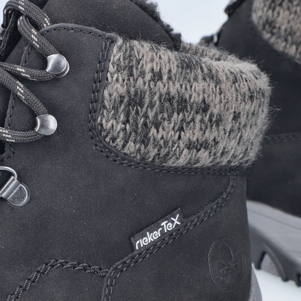 detail Dámská kotníková obuv RIEKER M9610-00   BLACK   H/W5