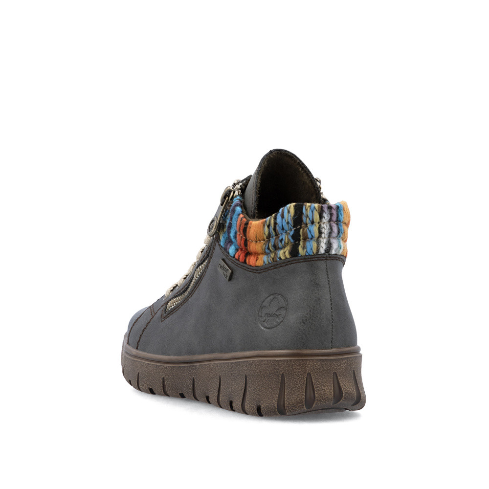 detail Dámská kotníková obuv RIEKER N1305-45 šedá W5