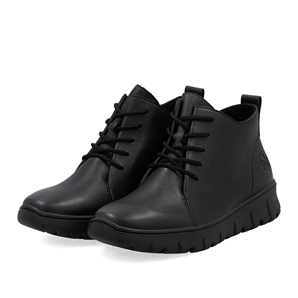 detail Dámská kotníková obuv RIEKER N1331-00 černá W5