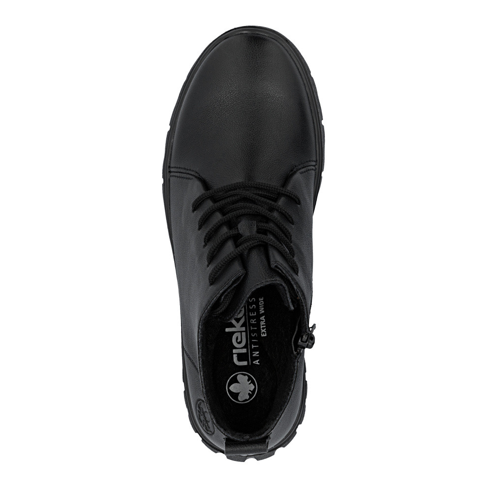 detail Dámská kotníková obuv RIEKER N1331-00 černá W5