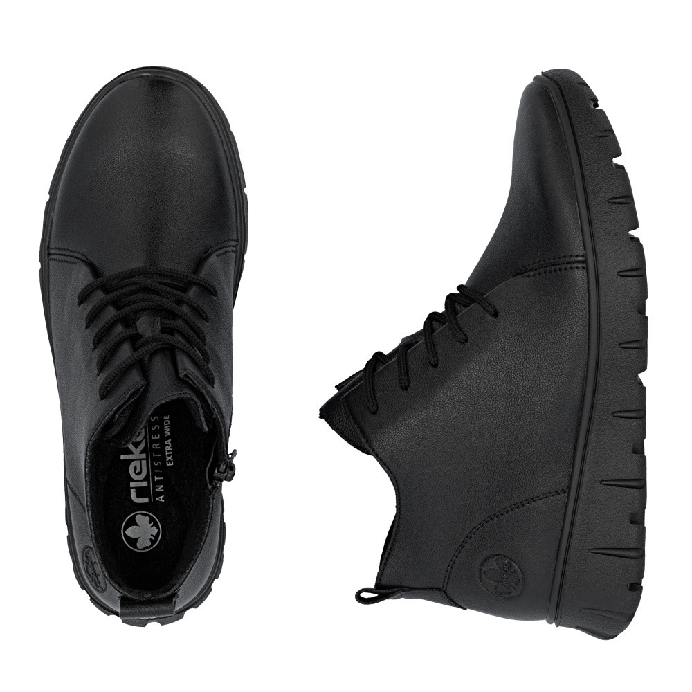 detail Dámská kotníková obuv RIEKER N1331-00 černá W5