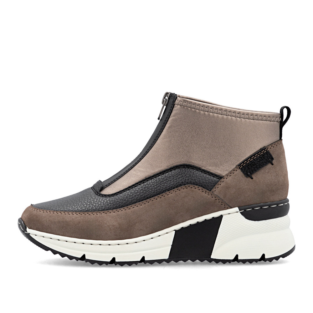 detail Dámská kotníková obuv RIEKER N6352-25 hnědá W5