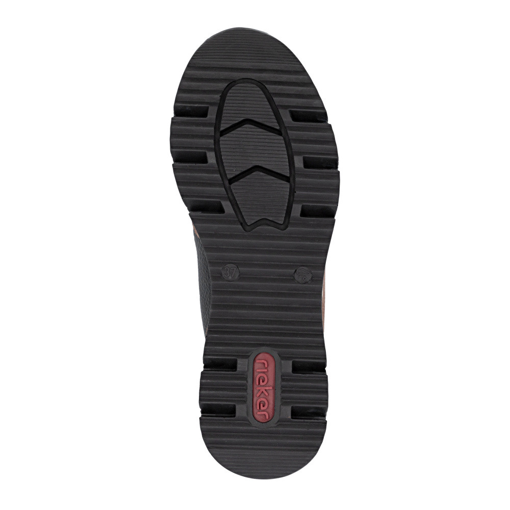 detail Dámská kotníková obuv RIEKER N6352-25 hnědá W5