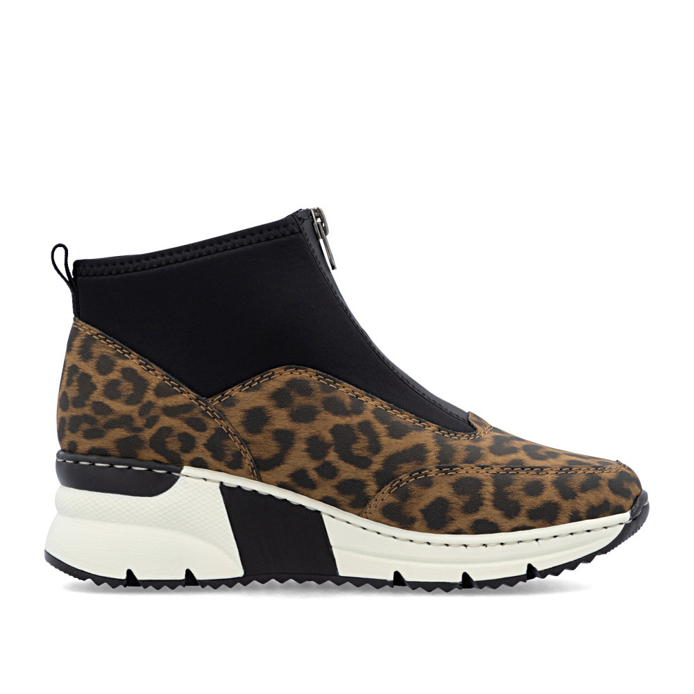 detail Dámská kotníková obuv RIEKER N6352-90 hnědá W5