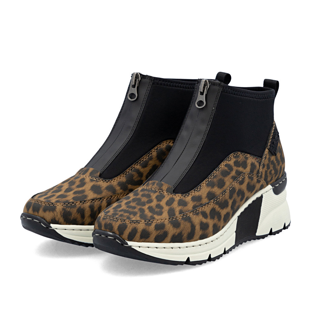 detail Dámská kotníková obuv RIEKER N6352-90 hnědá W5