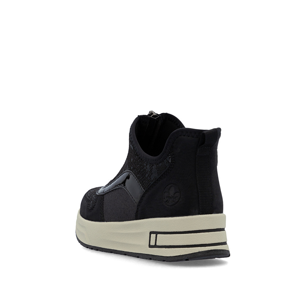 detail Dámská kotníková obuv RIEKER N8151-00 černá W5